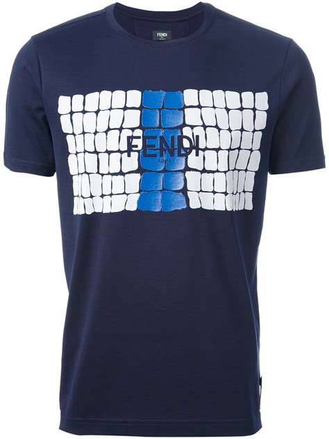 t shirt fendi swarovski|fendi blue t shirts.